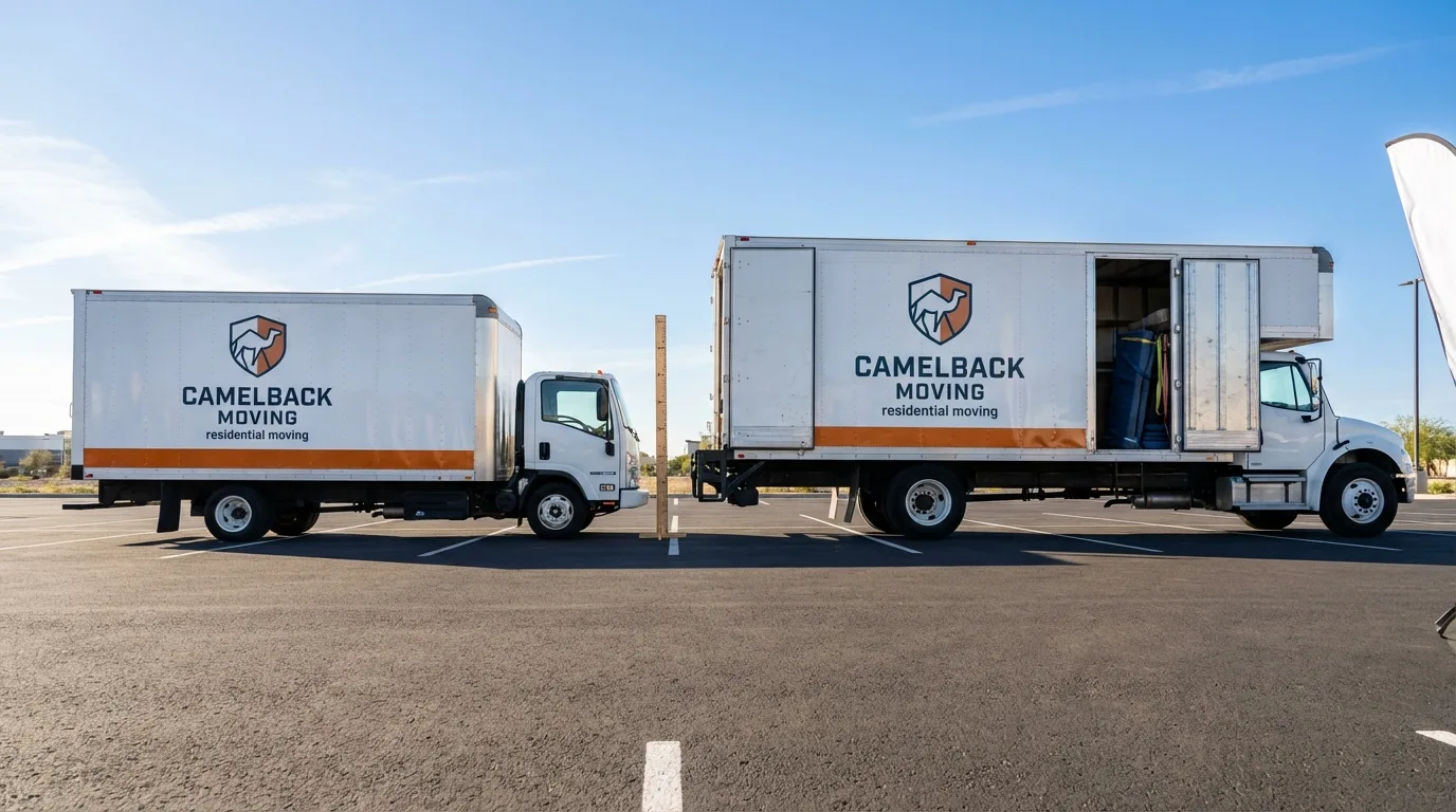 Moving truck size capacity guide in Glen Rock